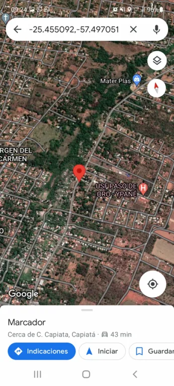 VENDO TERRENO SOBRE ASFALTO EN YPANE — foto 2