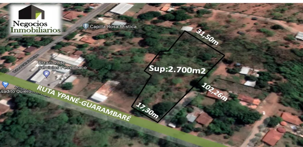 EN VENTA AMPLÍO TERRENO EN YPANÉ - SOBRE ASFALTADO CAMINO YPANÉ A GUARAMBARÉ — foto 2