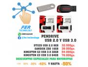 PENDRIVE USB 2.0 Y USB 3.0