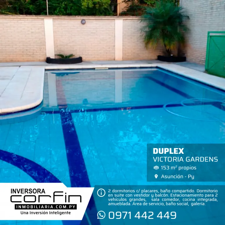 DUPLEX EN CONDOMINIO VICTORIA GARDENS, SAN LORENZO - ZONA PINEDO — foto 2