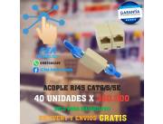 ACOPLE EXTENSOR RJ45 HEMBRA A RJ45 HEMBRA