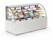 VITRINA REFRIGERADA ECOSILKON INOX 1.5MTS