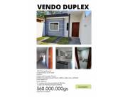 Vendo duplex zona Villa Elisa