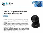 LECTOR CODIGO DE BARRAS 3NSTAR SC505 2D LASER USB OMNI-DIRECCIONAL - ENTREGA GRATIS