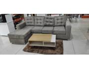 SOFA ATYRA 3 LUGARES + CHAISE UM (4205)