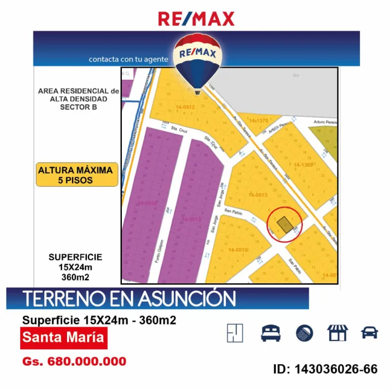 TERRENO EN ASUNCION - Bº SANTA MARIA — foto 2