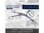 PINZA FAURE UTERINA 24 CM, P/BIOPSIA