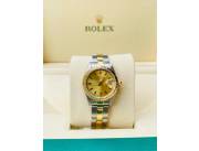 Joyeria Resplandor: Rolex Datejust 26mm, acero y oro, con esfera champagne con brillantes