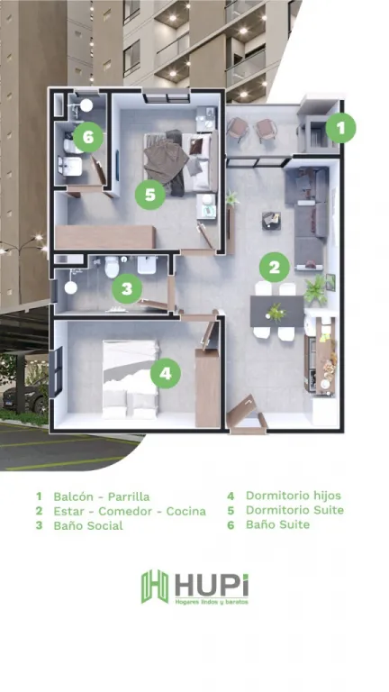 VENDO DEPARTAMENTO EN LAMBARÉ — foto 3