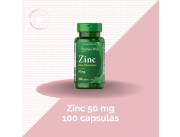 Zinc 50 Mg / 100 Capsulas