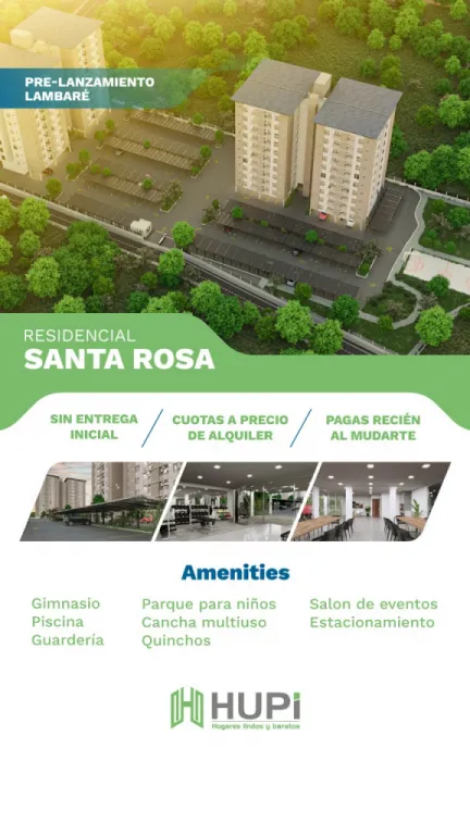 Departamentos SIN ENTREGA INICIAL EN LAMBARE, EMPEZAS A PAGAR UNA VEZ ENTREGADA LA UNIDAD — foto 3