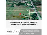 YPACARAI 420M2, URBANIZACION CASA GRANDE, LOTE A 3 CUADRAS DE RUTA 2.