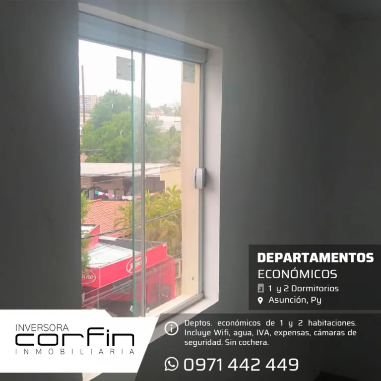 DEPTOS. ECONÓMICOS EN ASUNCIÓN 1 Y 2 DMTS. zona Club Alemán sobre Av.Gral Santos — foto 2