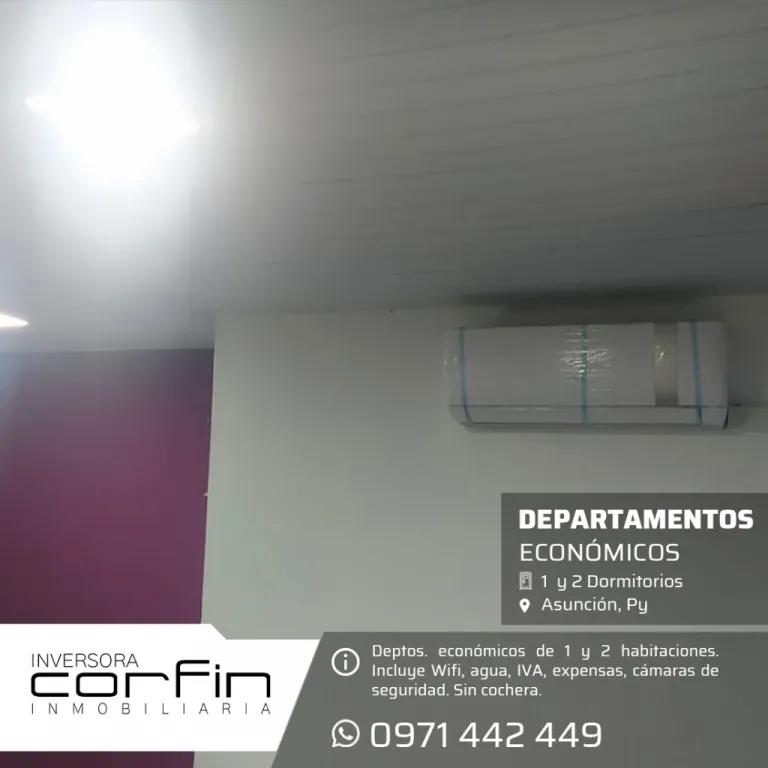 DEPTOS. ECONÓMICOS EN ASUNCIÓN 1 Y 2 DMTS. zona Club Alemán sobre Av.Gral Santos — foto 3