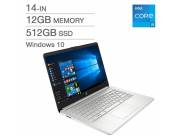 Notebook HP I5-1135G7 12G,512SD,W10,14 FHD SILVER