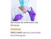 Enfermera las 24hs.
