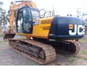 VENDO EXCAVADORA SOBRE ORUGAS JCB JS220LC RECIEN IMPORTADO