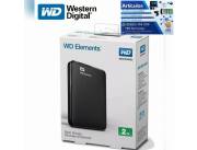 DISCO DURO EXTERNO 2TB WESTERN DIGITAL 2.5