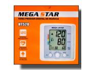 Toma presión digital para muñeca MegaStar HT 520 -Memoria para 120 funciones