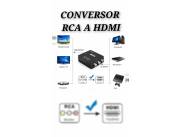 DISPONIBLEEE....CONVERSOR RCA (AUDIO/VIDEO) A HDMI