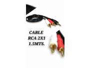 DISPONEMOS CABLE 3.5MM A 2 RCA