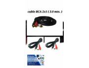 DISPONIBLE CABLE AUDIO 3.5MM A 2 RCA 3,0 METROS