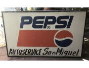 Vendo cartel de Pepsi