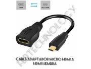 CABLE MICRO HDMI A HDMI HEMBRA