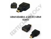 ADAPTADOR MICRO HDMI A HDMI HEMBRA