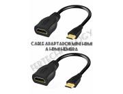 ¡¡OFERTA!! ADAPTADOR MINI HDMI A HDMI HEMBRA..