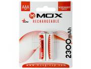 Pila recargable Mox AAA con 2 2300mah