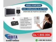 VIDEO PORTERO CON CERRADURA ELECTRICA