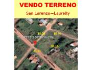 Vendo terreno - San Lorenzo - Laurelty - 908m2