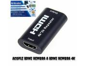 ¡¡OFERTA EXCLUSIVA!! 🥳ACOPLE HDMI HEMBRA A HDMI HEMBRA 4K