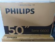 Smart TV Philips 50 4K UHD. Nuevos con Garantía. Delivery.