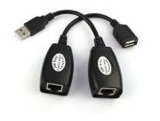 EXTENSOR USB A RJ45 LAN 45 METROS CAT 5/6 USB-RJXT 150FT