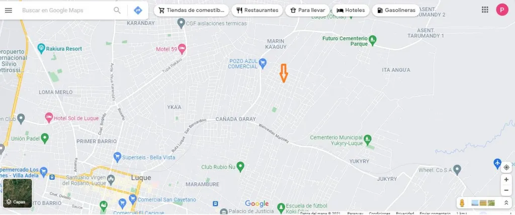 REGALO TERRENO A 4 CUADRAS DE LA RUTA LUQUE - SAN BERNARDINO. LUQUE CAÑADA GARAY — foto 2