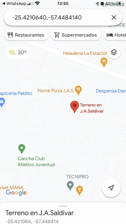 Vendo terreno en J.A. Saldivar, a pasos de la Ruta 1 — foto 3