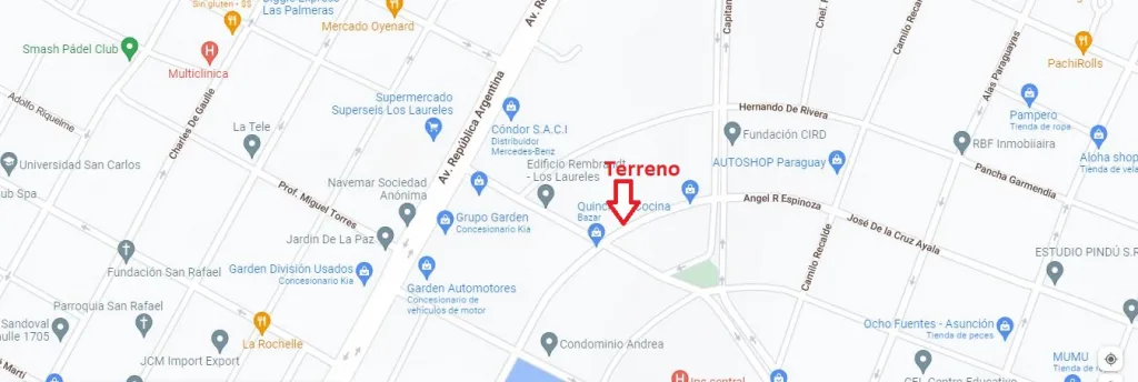 VENDO IMPONENTE TERRENO A 1 CUADRA DE REPUBLICA ARGENTINA BARRIO LOS LAURELES 570 M2! — foto 2