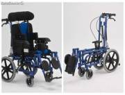 Silla de ruedas pediátricas modelo azul