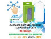 CARGADOR PORTATIL 5200MAH ECOPOWER EP-C818