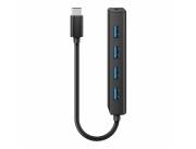 ADAPTADOR HUB USB-C A USB 3.0 4 EN 1 ECOPOWER 5GB/S