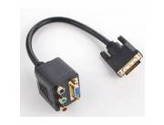 ADAPTADOR DVI A VGA + 3 RCA