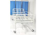 CAMA HOSPITALARIA DE DOS MOVIMIENTOS MANUAL CON RUEDAS