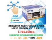 IMPRESORA MULTIFUNCION EPSON L3250 ECOTANK WIFI 3 EN 1