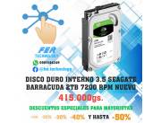 OFERTA!!😍 🎀 DISCO DURO RIGIDO INTERNO 2TB 3.5 💥