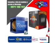 PROCESADORES INTEL y AMD