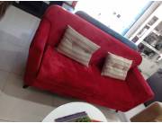 SOFA PILAR 3 Y 2 LUGARES ROJO (4378)(4377)