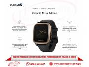 Reloj Smartwatch Garmin Venu SQ Music - Black/Rose Gold. Solicita en cuotas