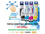 BOTELLA DE TINTA EPSON 664 ORIGINAL